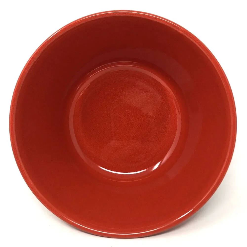 Waechtersbach Red Christmas Tree Serving Bowl Western Germany 9